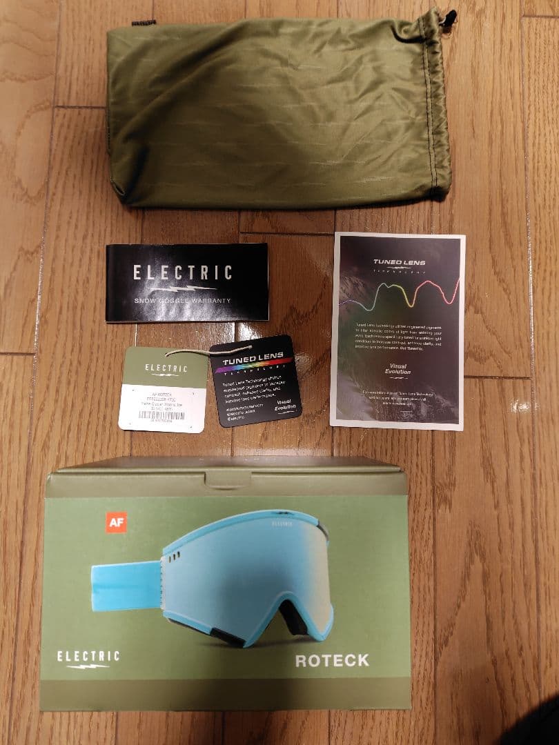 美品 ELECTRIC ゴーグル ROTECK MATTE GLACIER AF