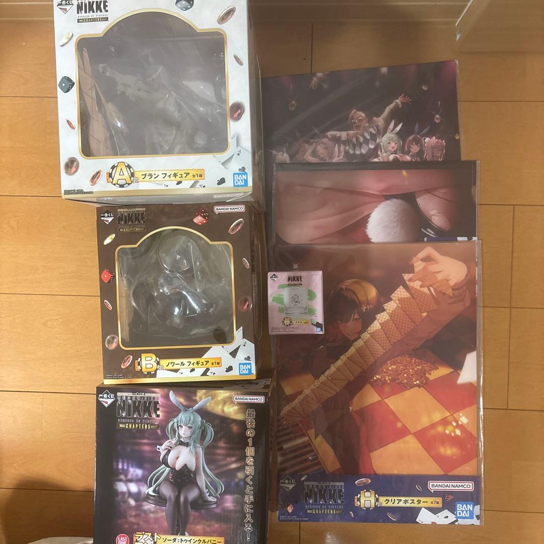 一番くじ フィギュアフルコンプNIKKE A賞B賞ラストワン賞下位賞付きセット