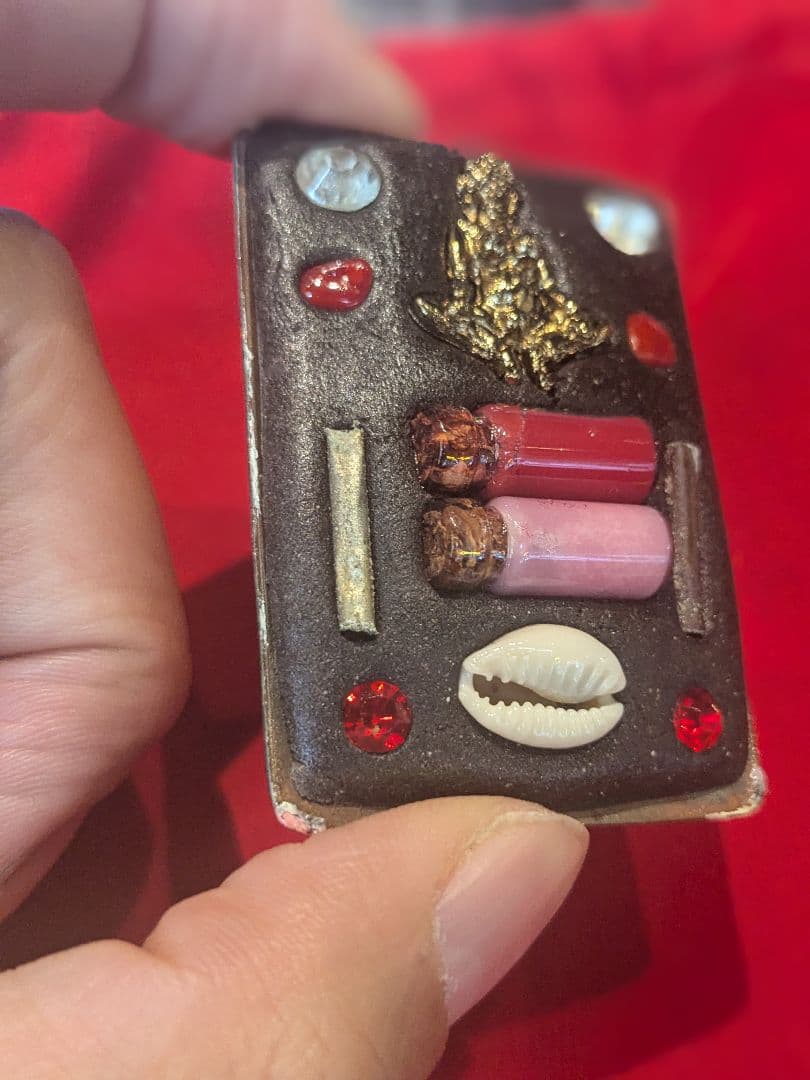 【藝術品】タイのお守りプラクルアン！九尾の狐！恋愛＆金運＆仕事運がアップ！！