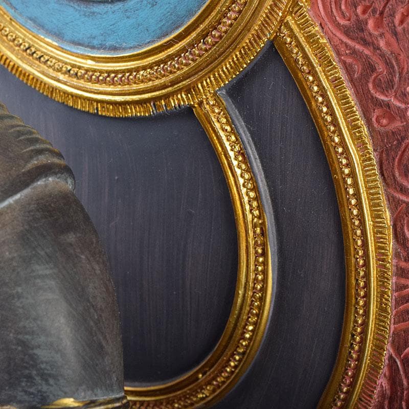 仏教美術　樹脂製　彩色　不動明王坐像　仏像　M　8680