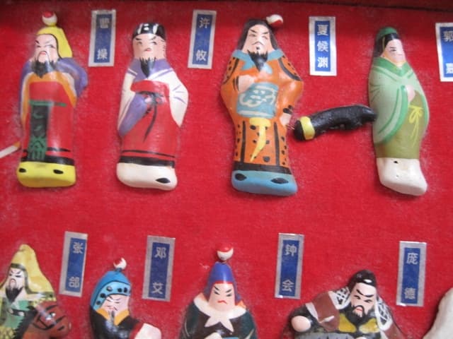 三国志演技人物園人形