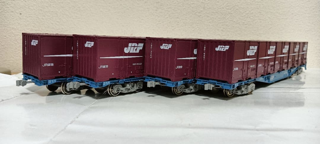 HOゲージ KATO コキ104形コンテナ貨車 19D・2両セット 3-512