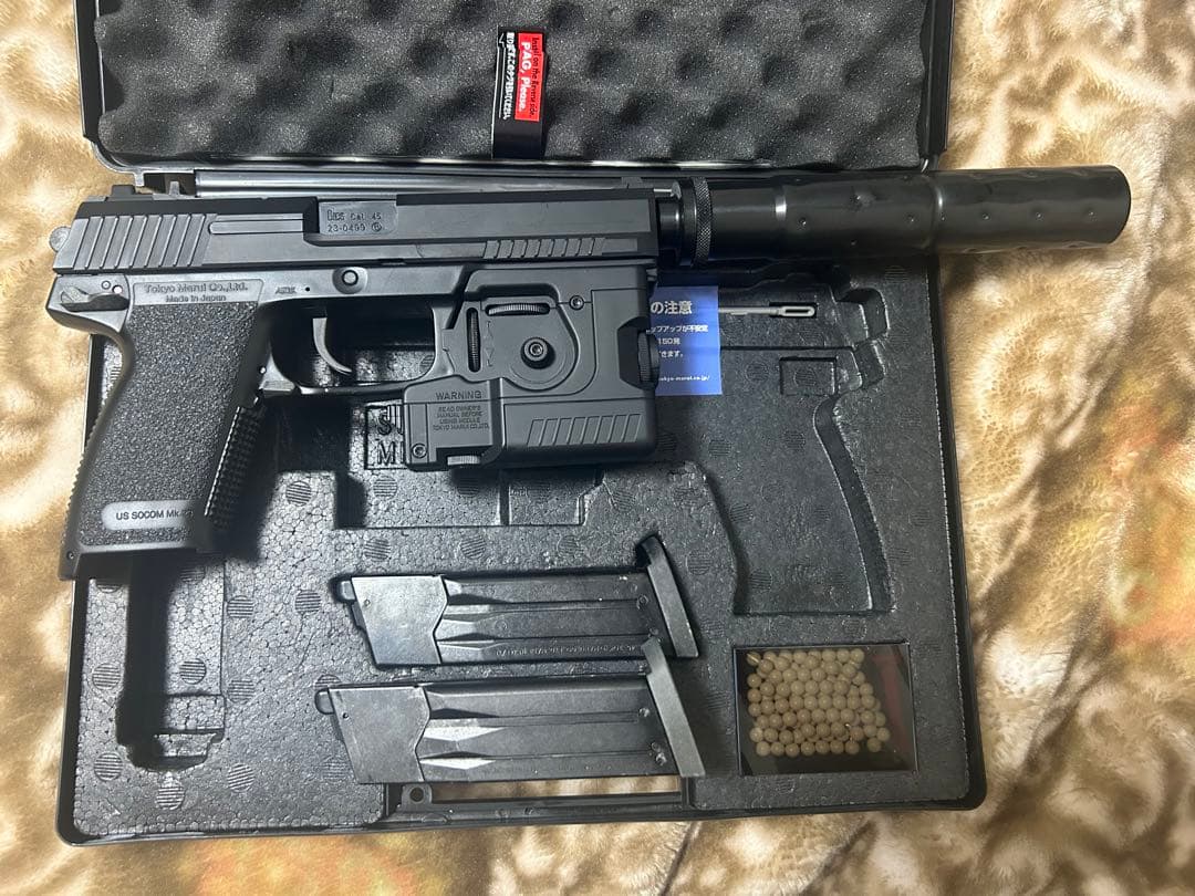 東京マルイ SOCOM MK23 影縫カスタム　ホルスター付き