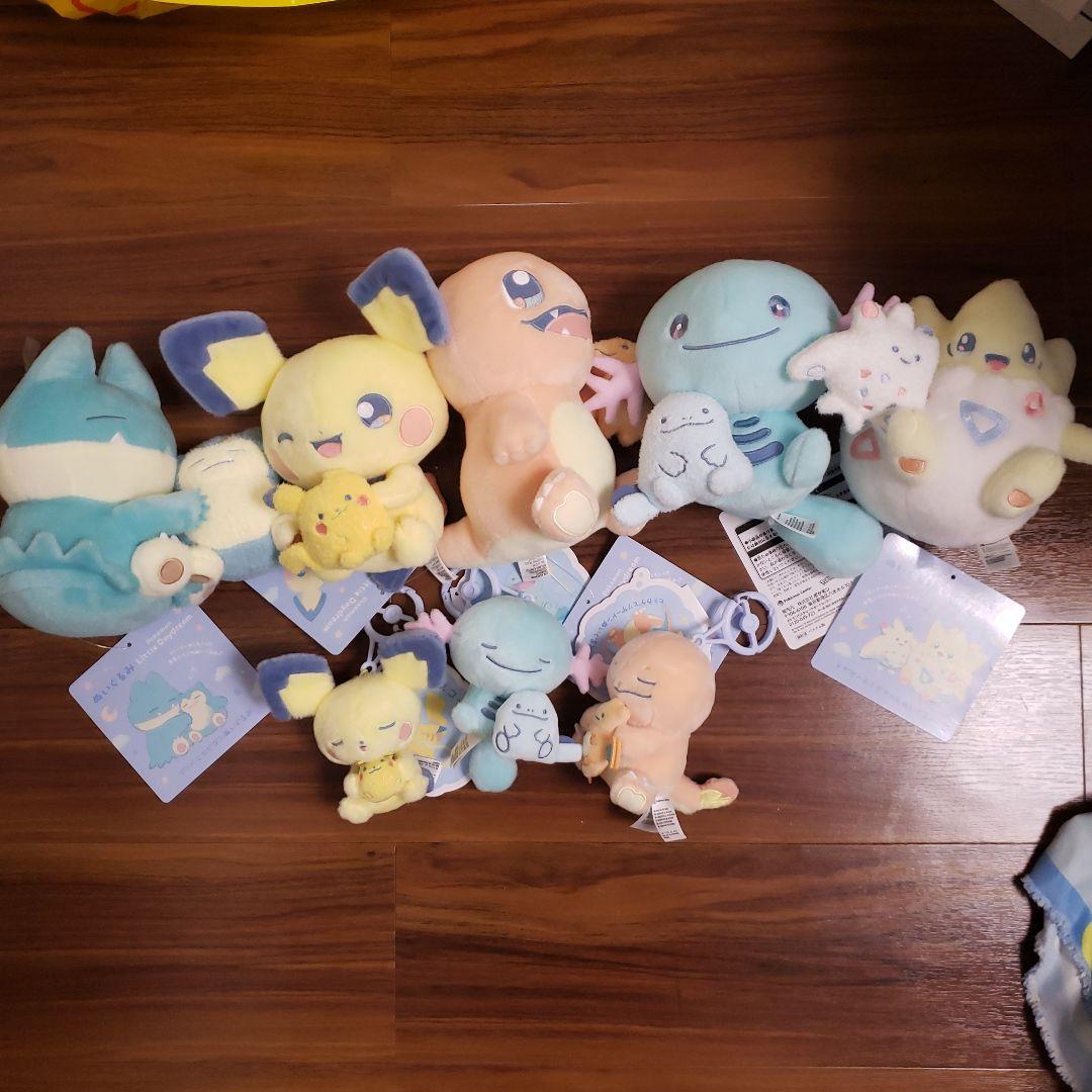 ポケモンセンター　LittleDayDream　ぬいぐるみとマスコット8点セット