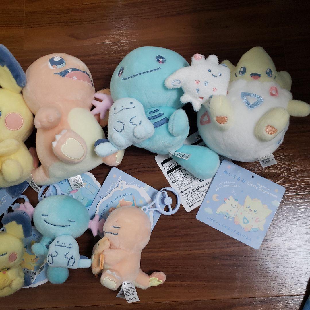 ポケモンセンター　LittleDayDream　ぬいぐるみとマスコット8点セット