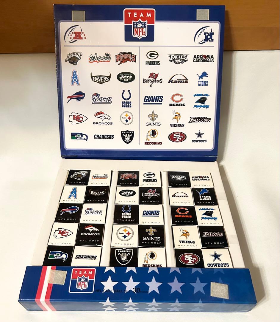 NFL 30 アメリカンフットボール アメフト ゴルフボール
