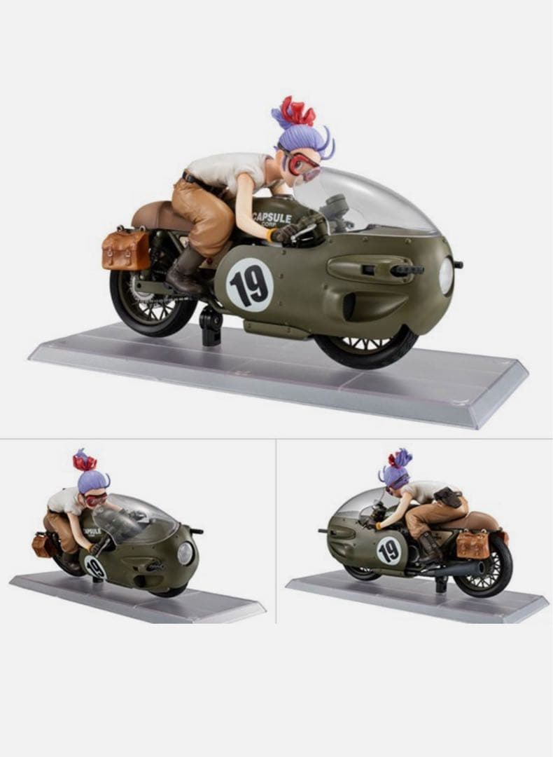 デスクトップリアルマッコイ　ドラゴンボールZ 03 ブルマ　バイク