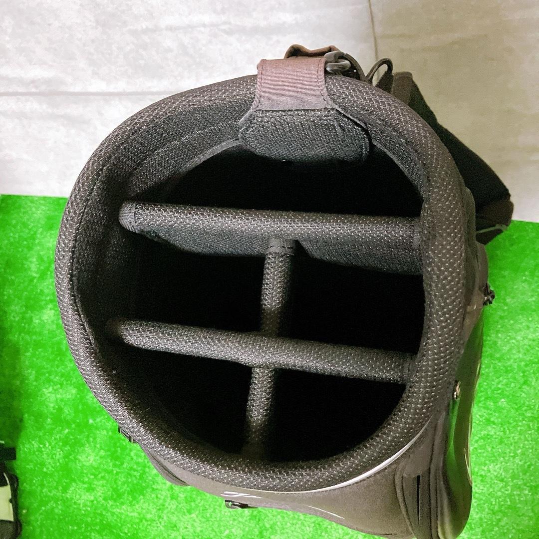 【極美品】titleist ゴルフ キャディバッグ CB191 杢ブラック 9型