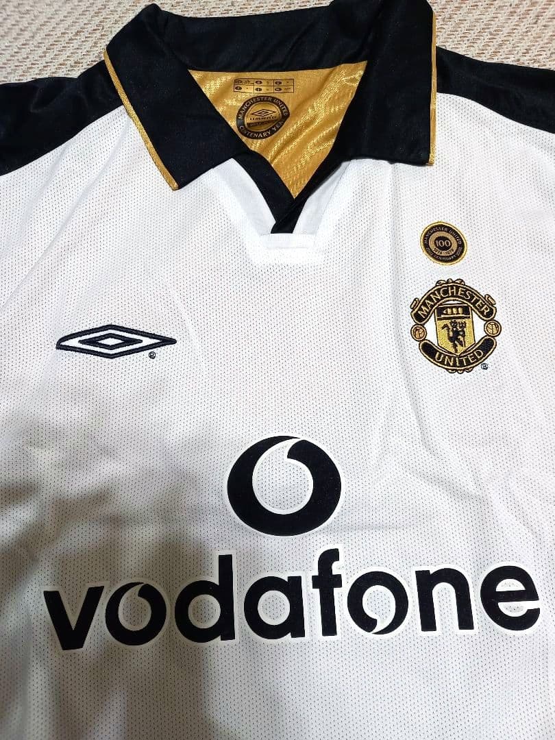 再値下げ【新品】マンチェスターユナイテッド100周年モデル  ベッカム　半袖