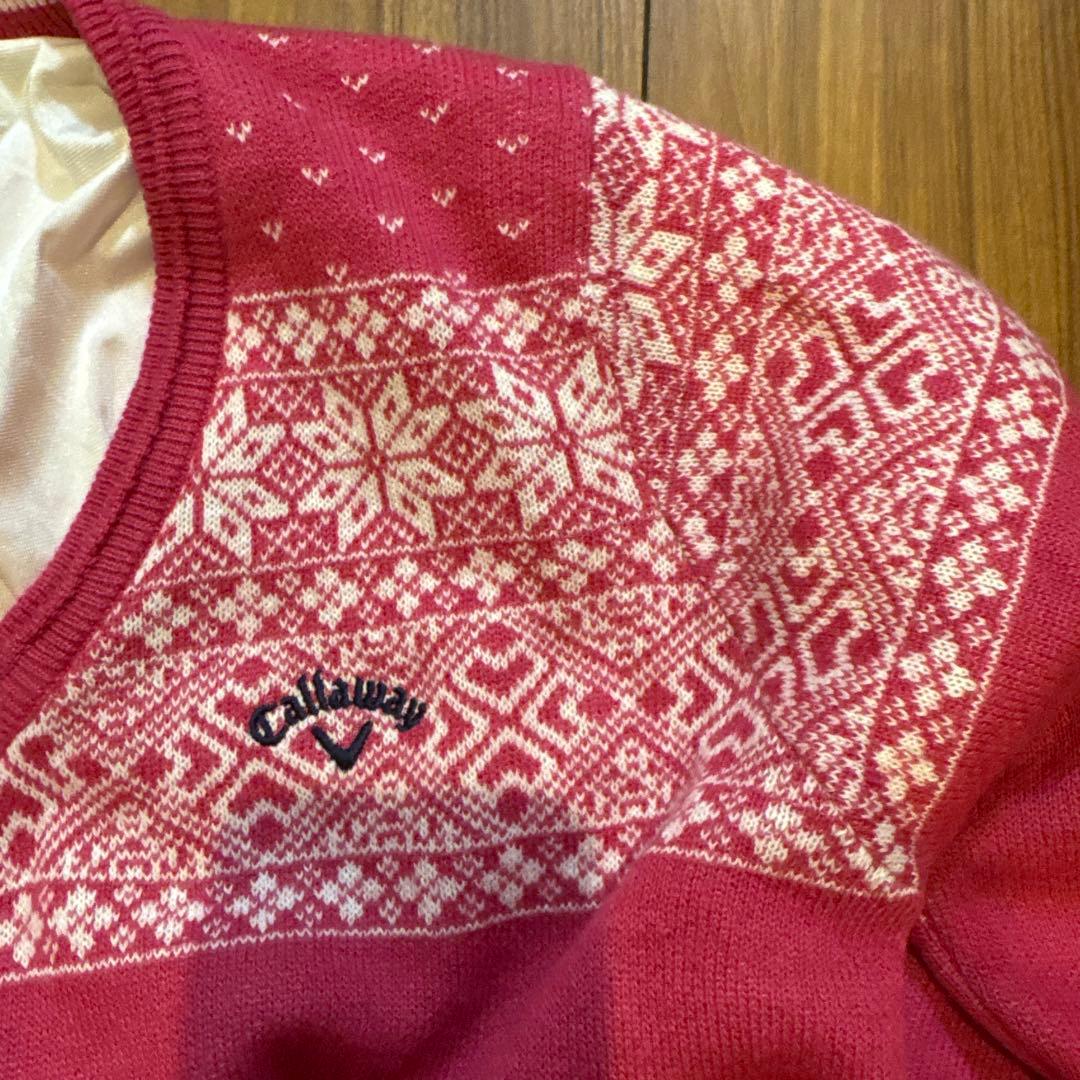 【超美品】キャロウェイ　ニット　アウター　トップス　レディース