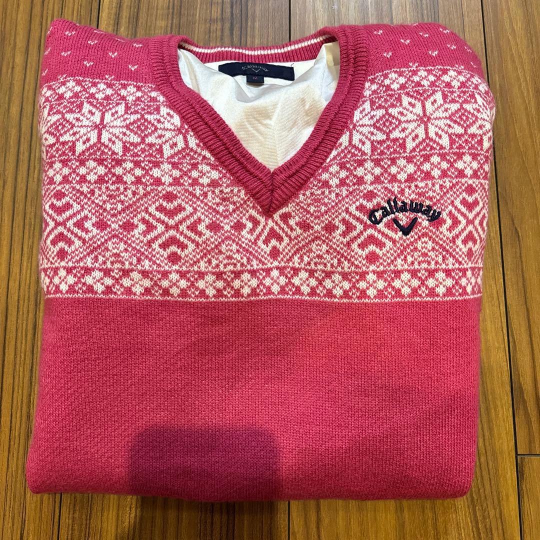 【超美品】キャロウェイ　ニット　アウター　トップス　レディース