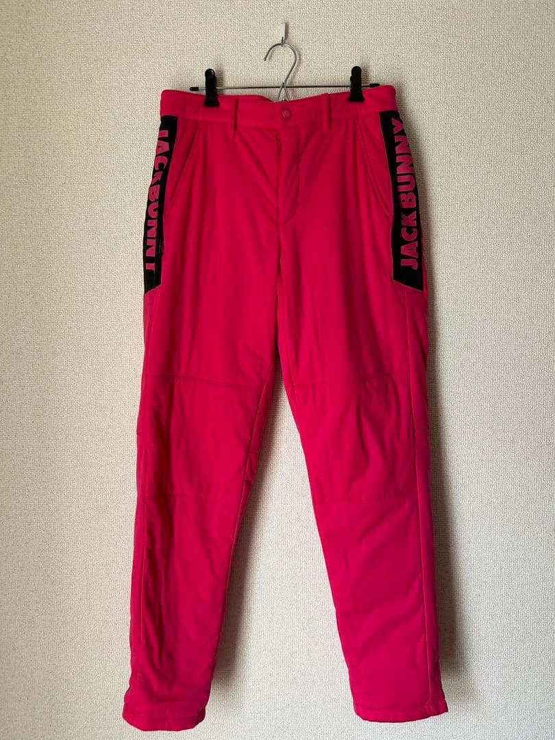 Jack Bunny!! ゴルフパンツ サイズ4 ピンク冬あったか