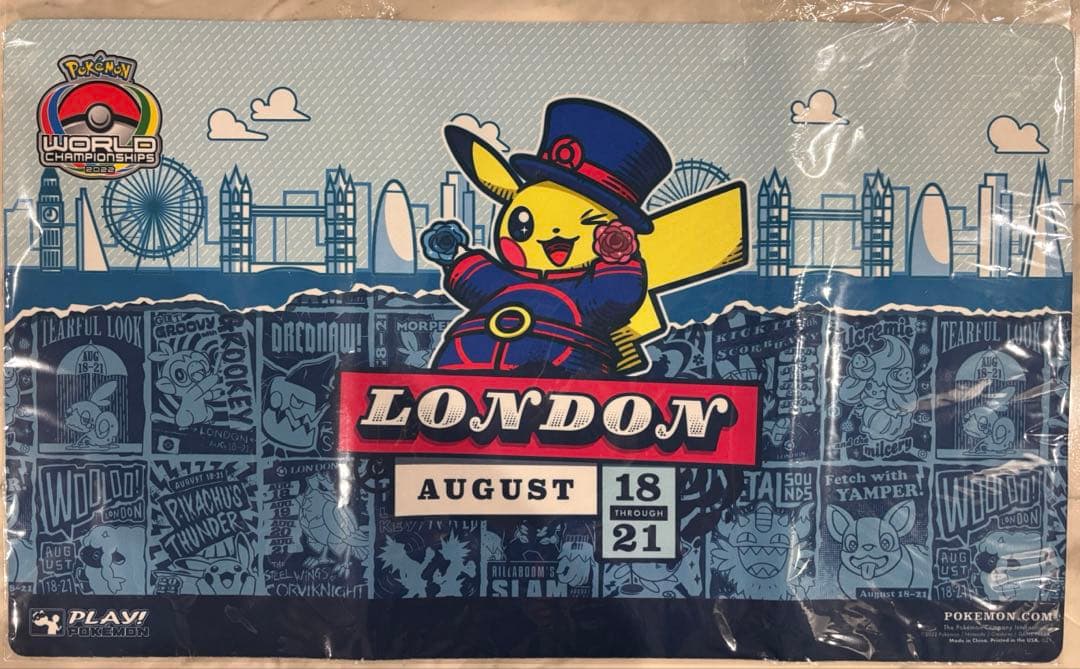 WCS2022 サイドイベント限定 100枚 ピカチュウ プレイマット