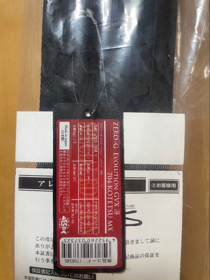 スクイッドマニア　烏賊スタイル限定 GVX 冴 704 KOTETSU