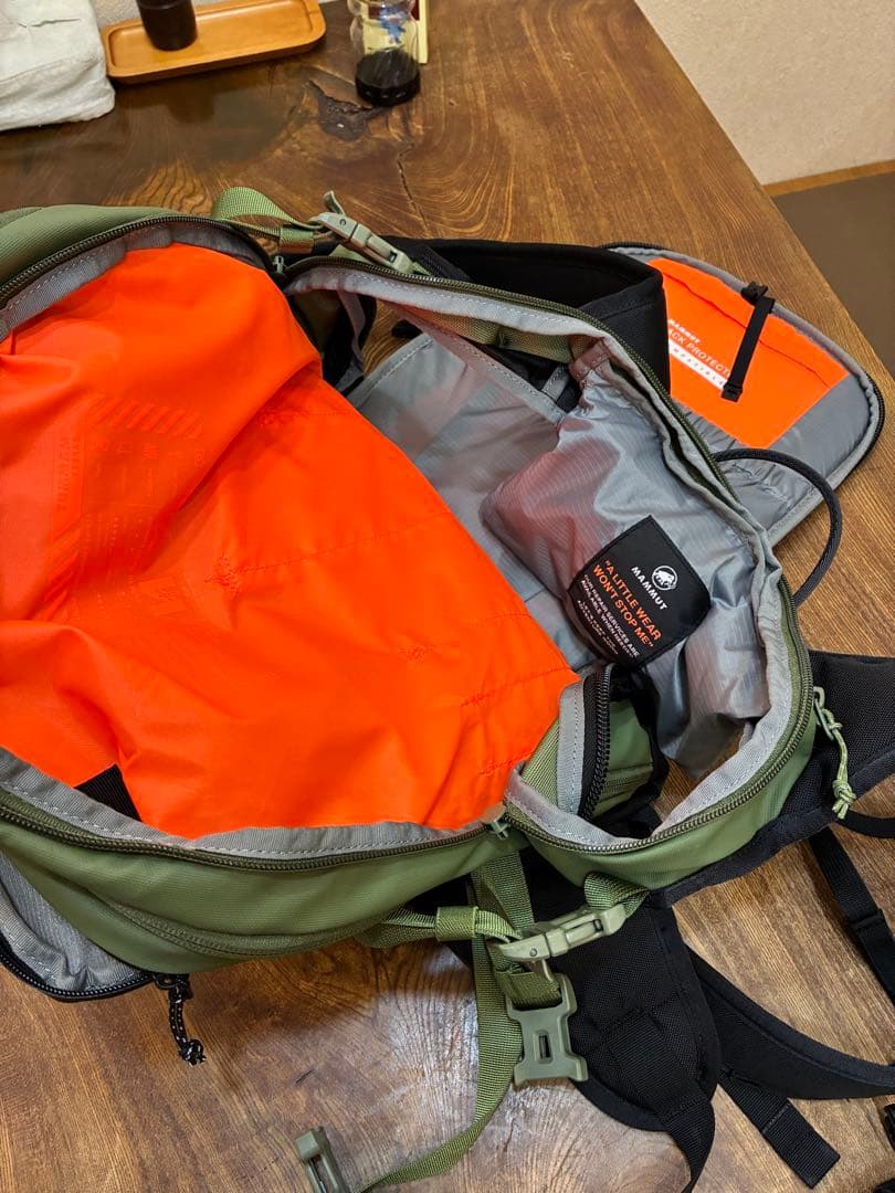 マムート、バックカントリー用ザック