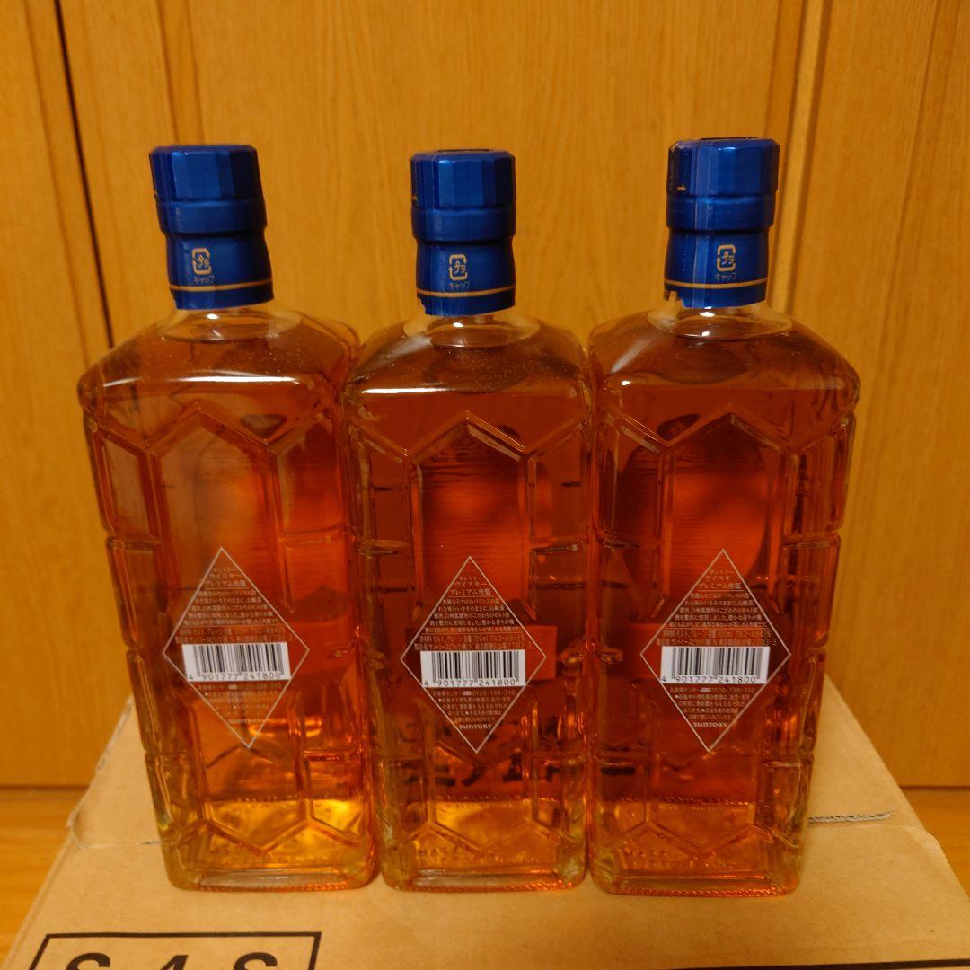 サントリー プレミアム角瓶　3本　元箱付　BOWMORE15年ダーケスト
