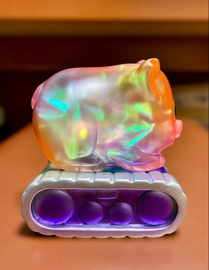 【レア】アートジャンキー　ブタタン（ク）　クリアピンク&GID 蓄光