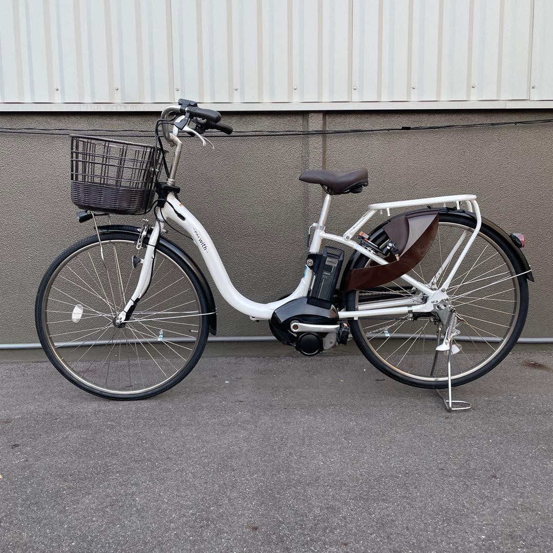 ヤマハ電動アシスト自転車26インチ 12.3Ah ホワイト