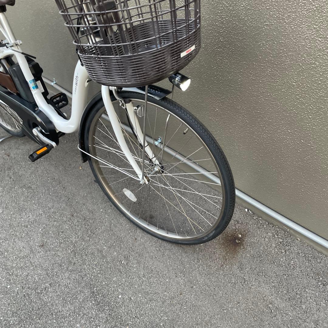 ヤマハ電動アシスト自転車26インチ 12.3Ah ホワイト