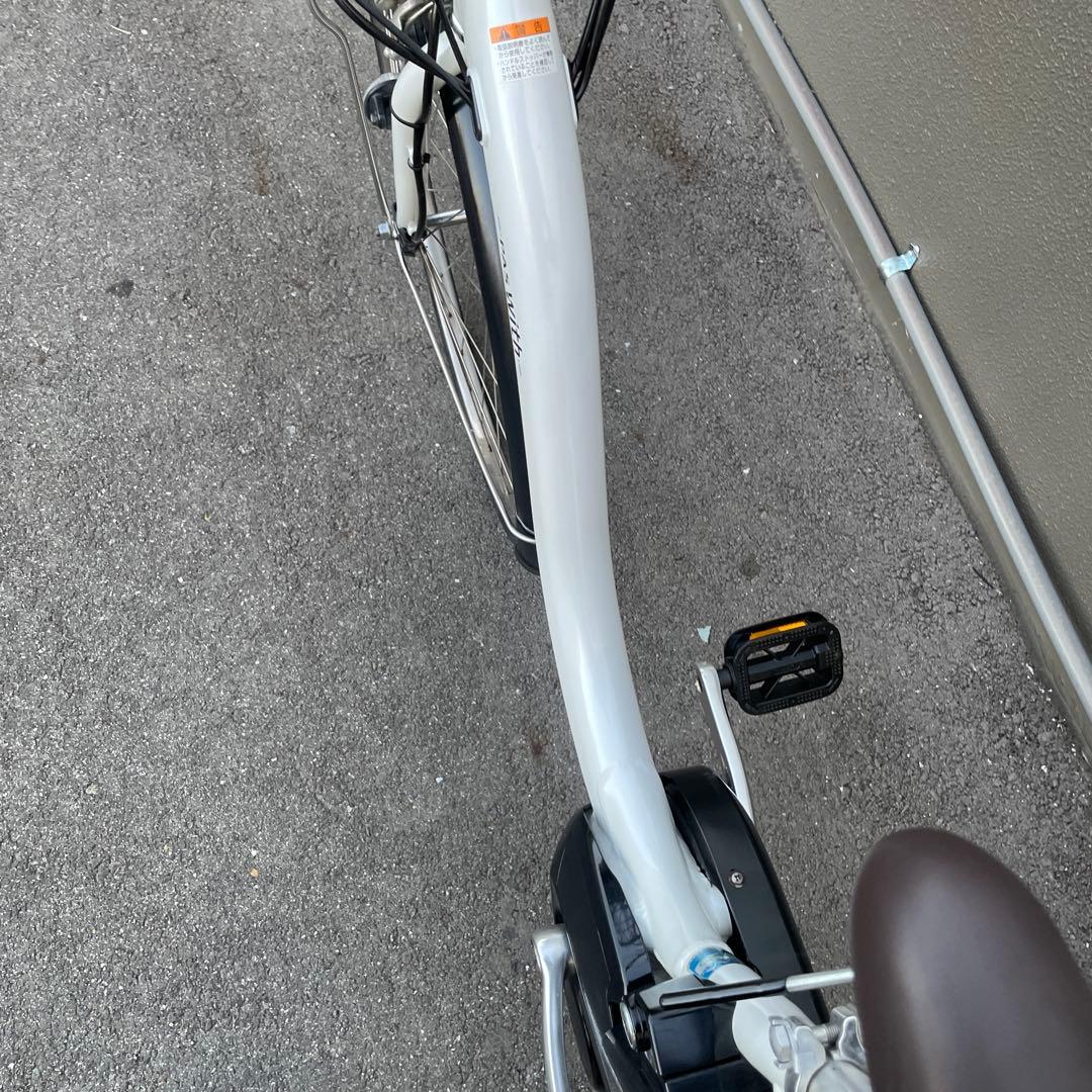 ヤマハ電動アシスト自転車26インチ 12.3Ah ホワイト