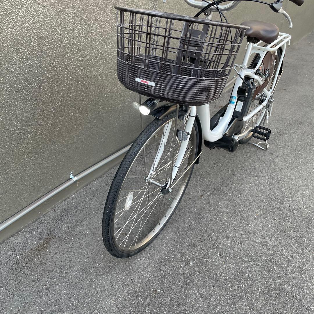 ヤマハ電動アシスト自転車26インチ 12.3Ah ホワイト