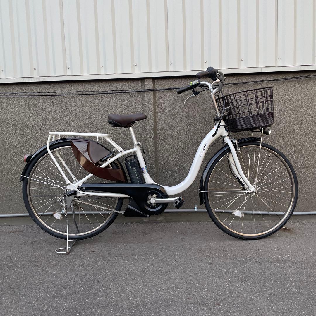 ヤマハ電動アシスト自転車26インチ 12.3Ah ホワイト