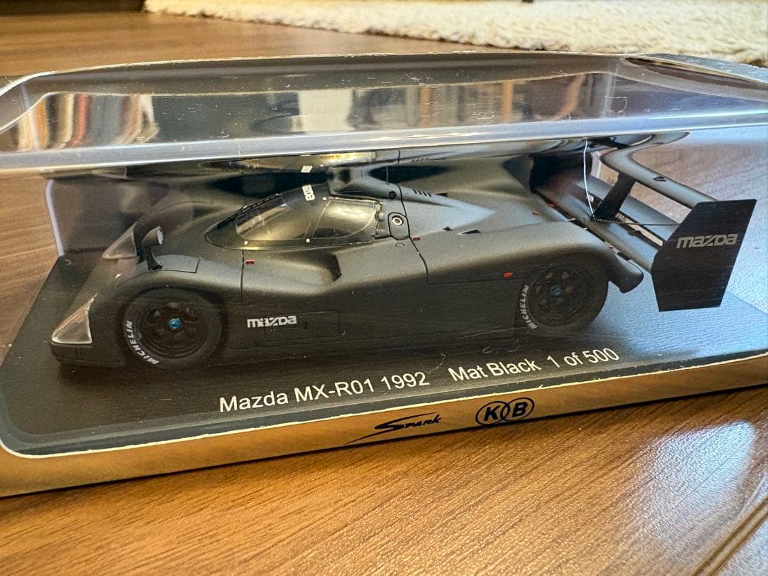 スパーク Mazda MX-R01 1992 Mat Black 1/43