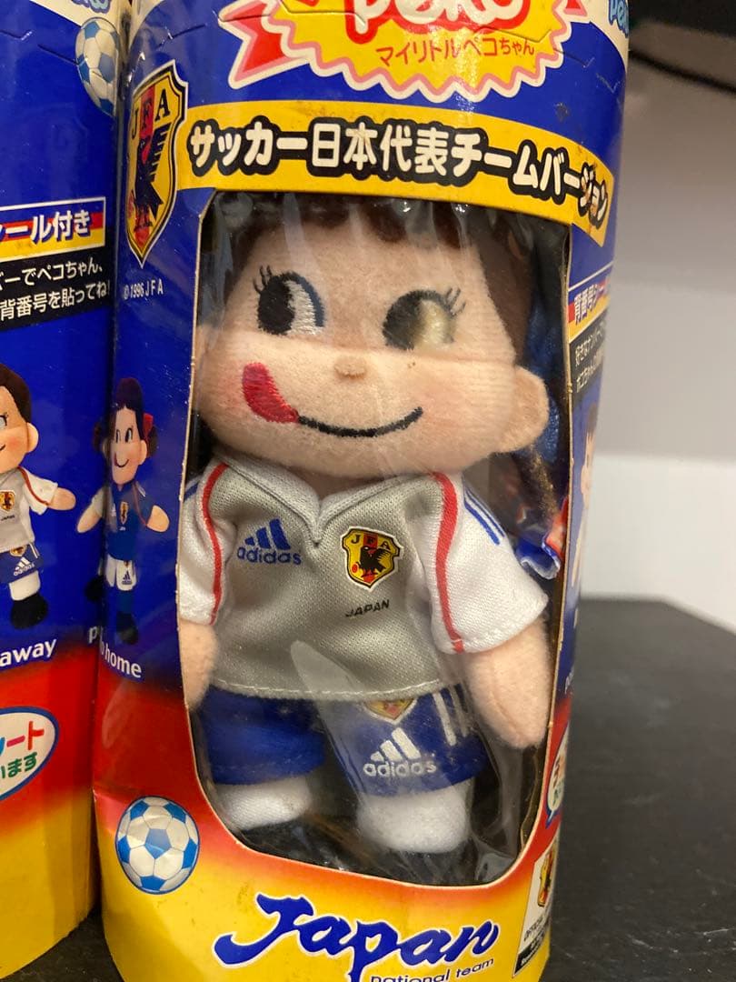 日韓WORLD CAP開催記念販売　サムライブルー　ペコ&ポコ　ぬいぐるみ