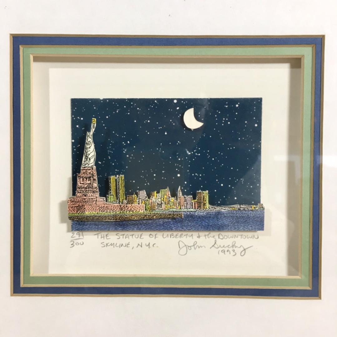 ○John Suchy ジョン・サッチー 自由の女神 1993年 3Dアート