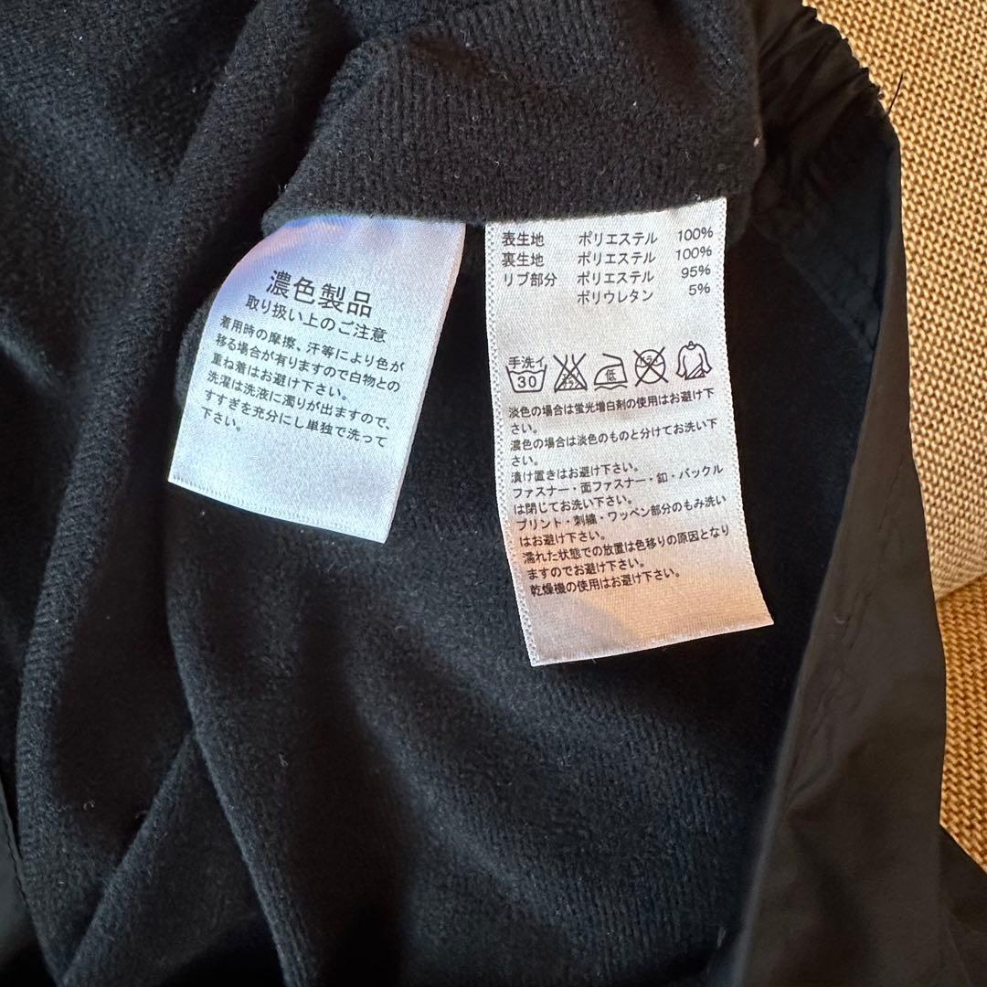 「美品」adidas 裏起毛ブラックジャージ上下セット