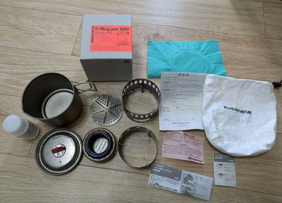 EVERNEW（エバニュー） Ti Mug pot 500 ストーブセット