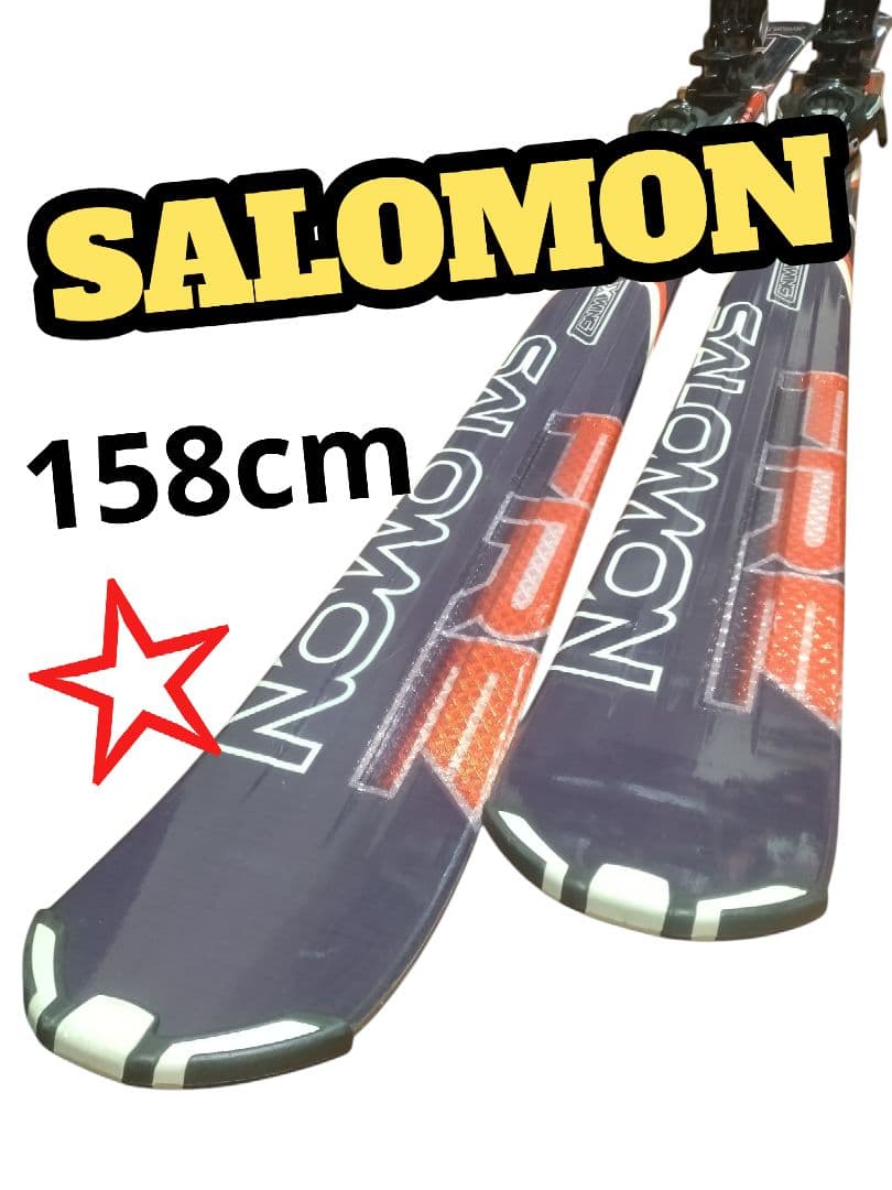 【SALOMON☆】158cm　スキー板セット♪　送料無料！