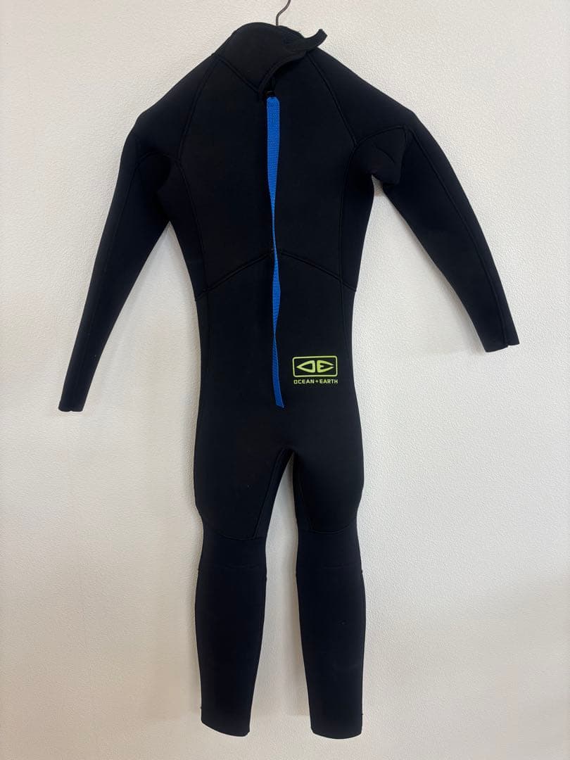 OCEAN + EARTH フルスーツ 5/4mm ブラック/グリーン