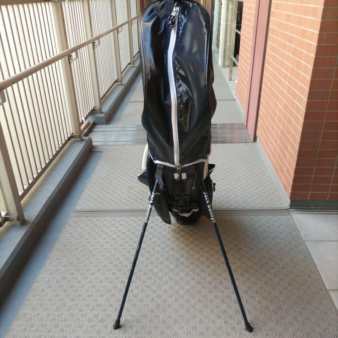 Jack Bunny キャディバッグ 黒/白