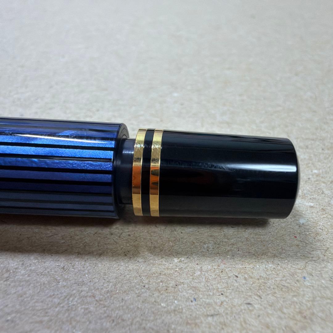 新品 Pelikan ペリカン 万年筆 スーベレーン M600 青縞 EF