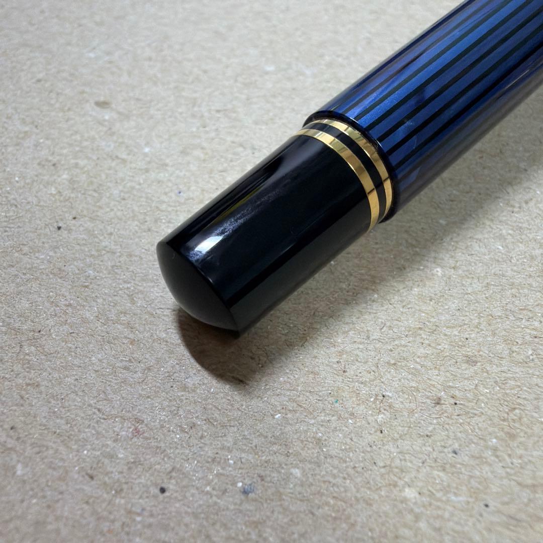 新品 Pelikan ペリカン 万年筆 スーベレーン M600 青縞 EF