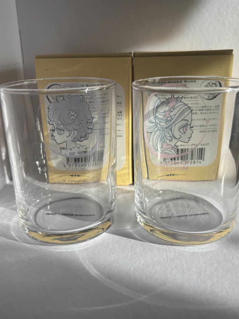 安野モヨコ展　シュガシュガルーン　グラス　コップ　ショコラ　バニラ