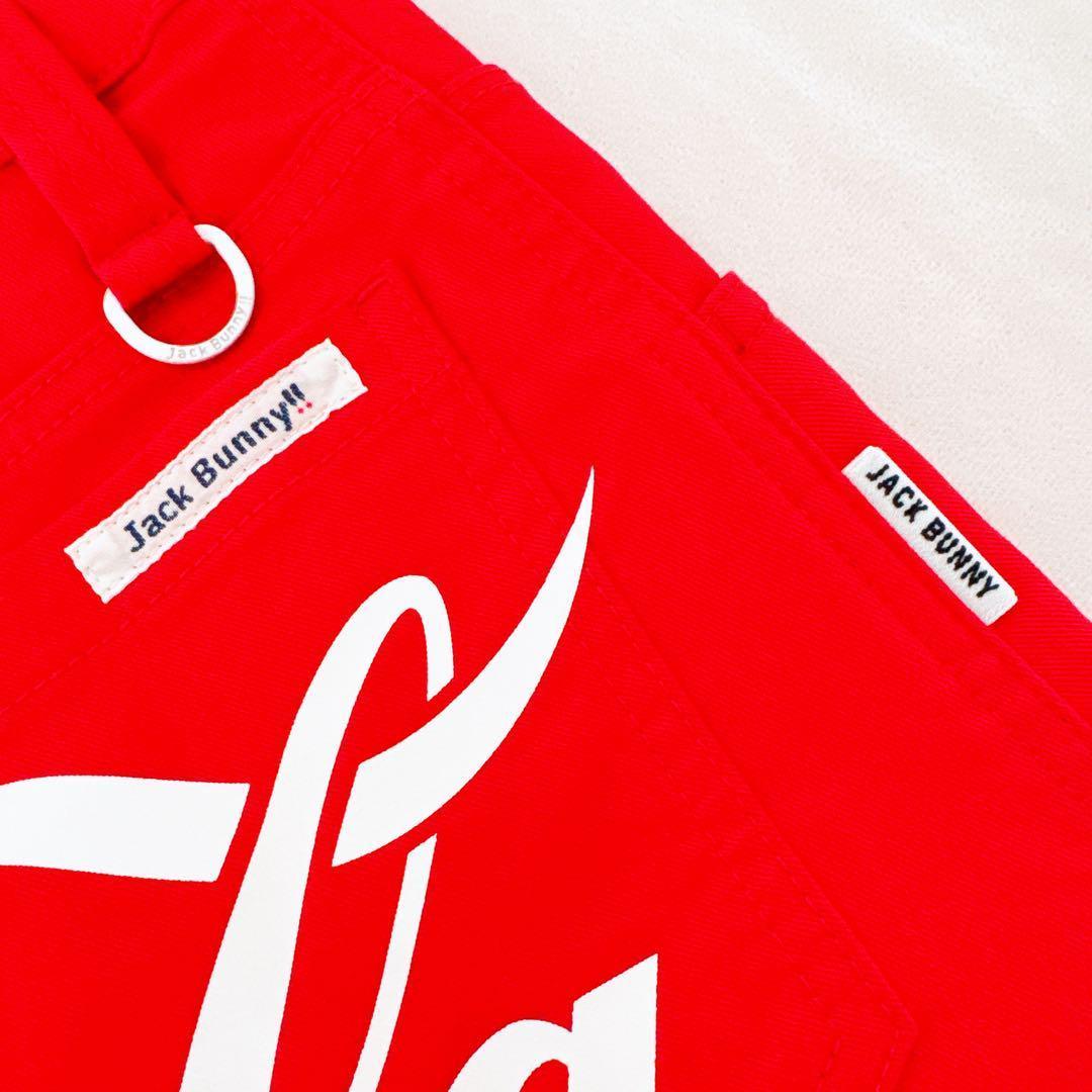 限定コラボ ビックロゴ ジャックバニー×コカコーラゴルフ スカート白 赤