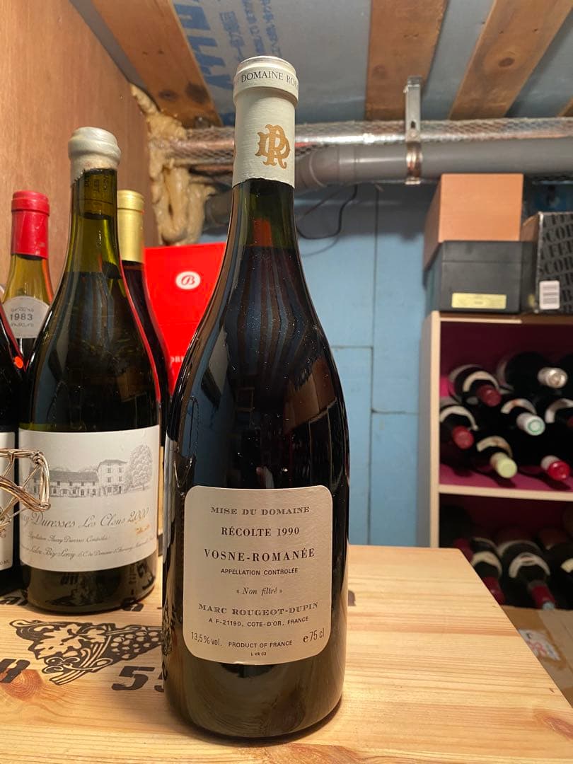 1990年ヴォーヌ・ロマネ マルク・ルジョ・デュパン