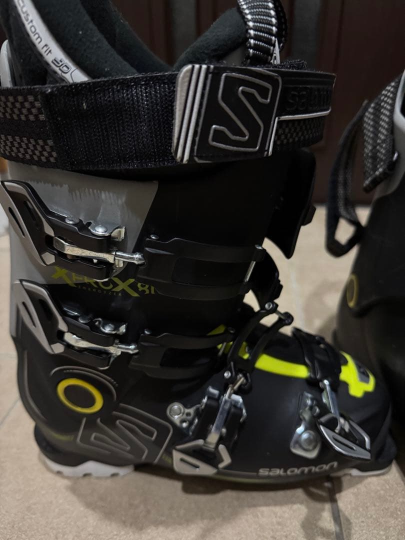 Salomon スキー ブーツ(男性用) 黒/黄