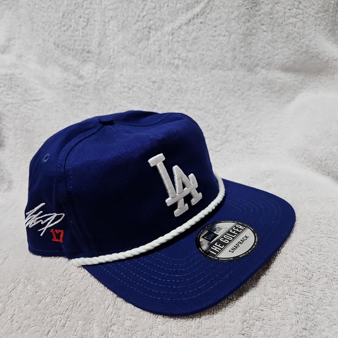 ドジャース　キャップ　大谷翔平　サイン刺繍入り　お得な②個セットでお揃い購入を！