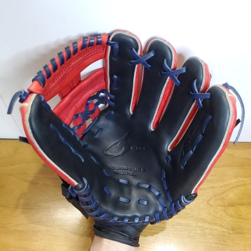 NIKE 岩村モデル 限定版 クロコダイル柄レザー 美品 内野用 軟式グローブ