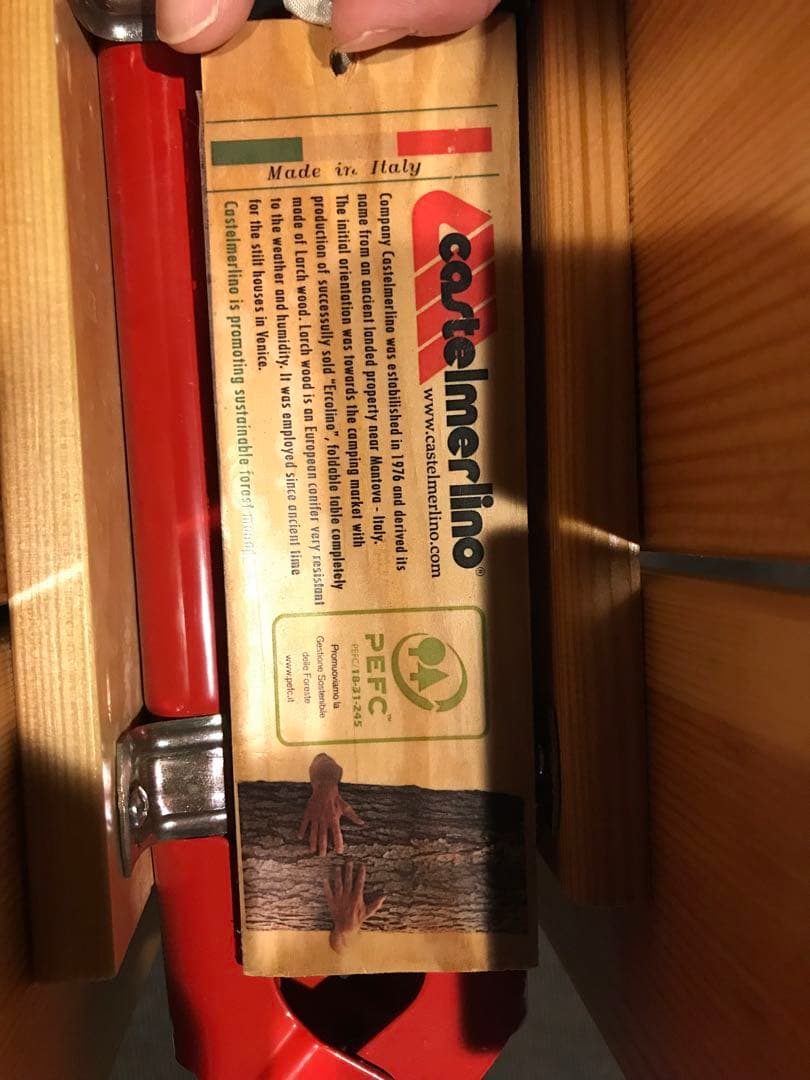 カステルメルリーノ　折りたたみテーブル