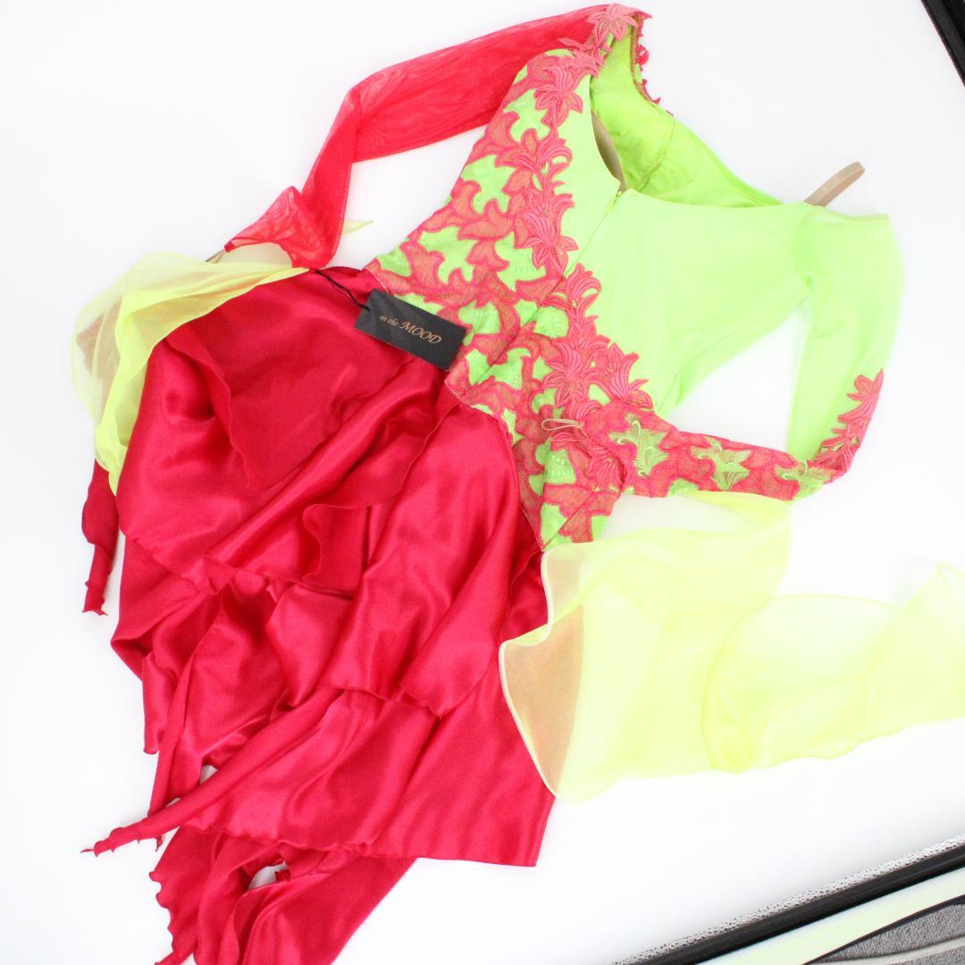 【極美品 日本製 社交ダンス衣装】 in the MOOD インザムード ドレス