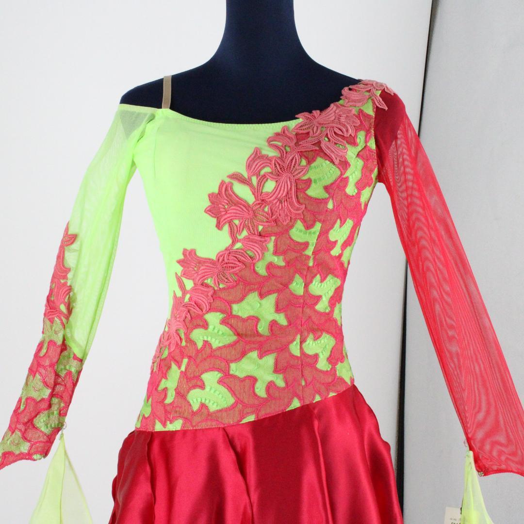 【極美品 日本製 社交ダンス衣装】 in the MOOD インザムード ドレス