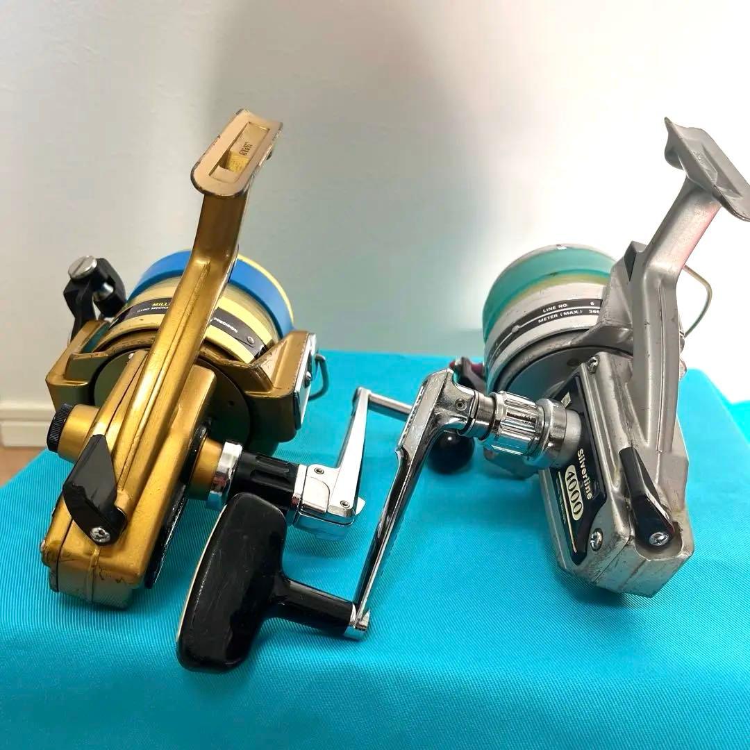 【２台セット】金と銀のリール