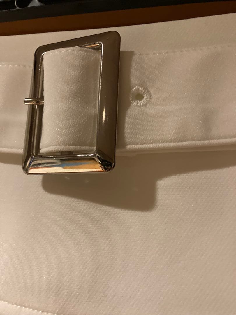 SCOT CLUB ホワイト プリーツスカート