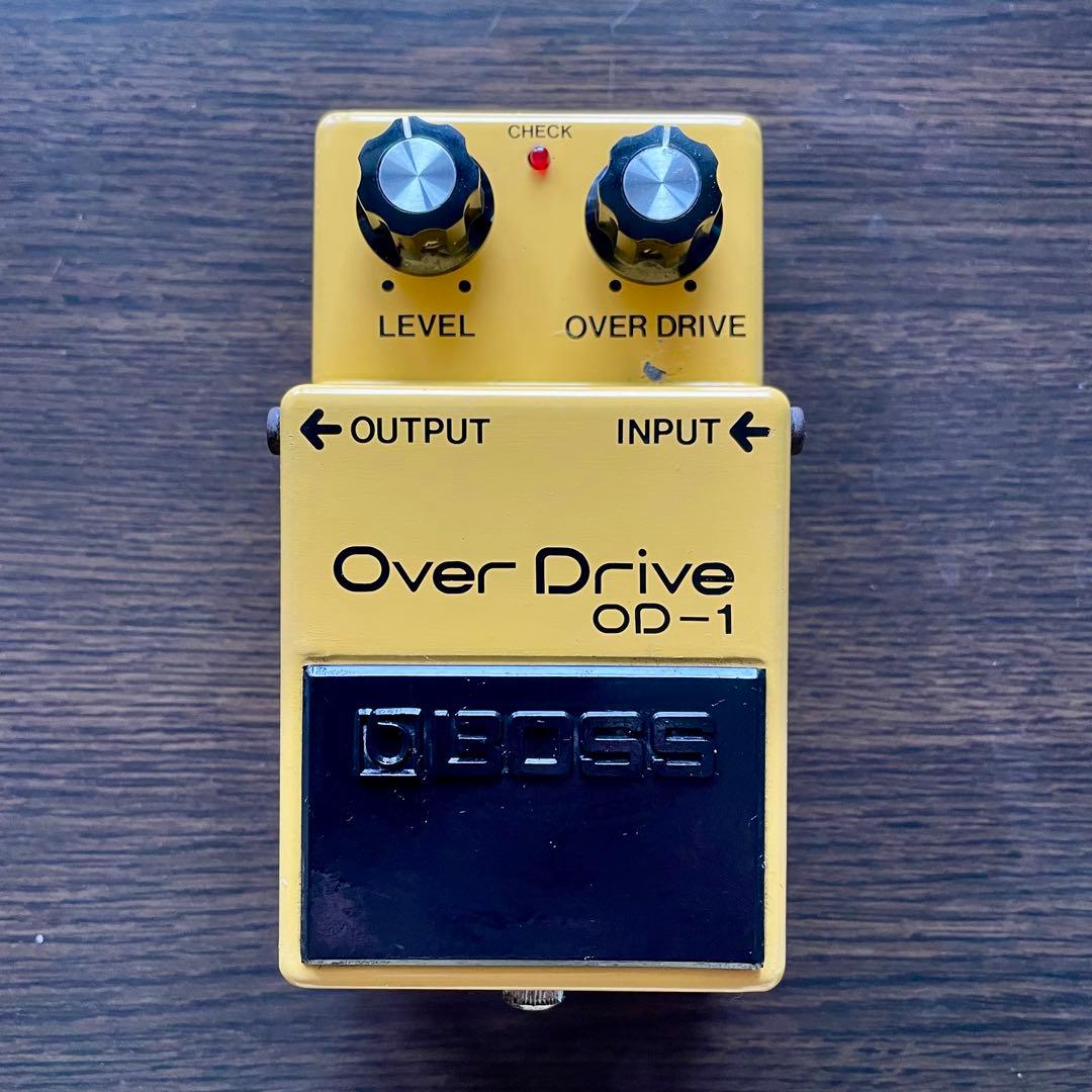 BOSS Over Drive OD-1 美品　1979年 銀ネジ　レイセオン