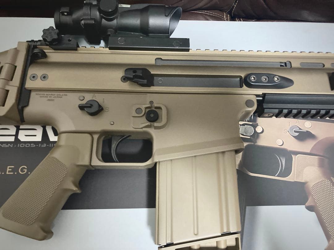 【おまけ付】東京マルイ 次世代電動ガン SCAR-H FDE + ACOG