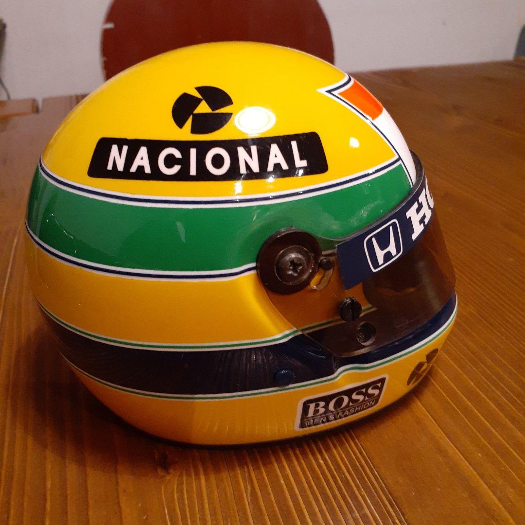希少　マクラーレンホンダ　アイルトンセナ1/2サイズヘルメット　中古品/箱なし